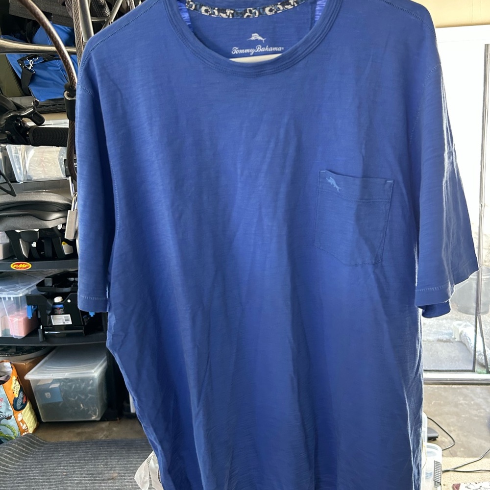 Tommy Bahama Men's Deep Blue Short Sleeve Tee